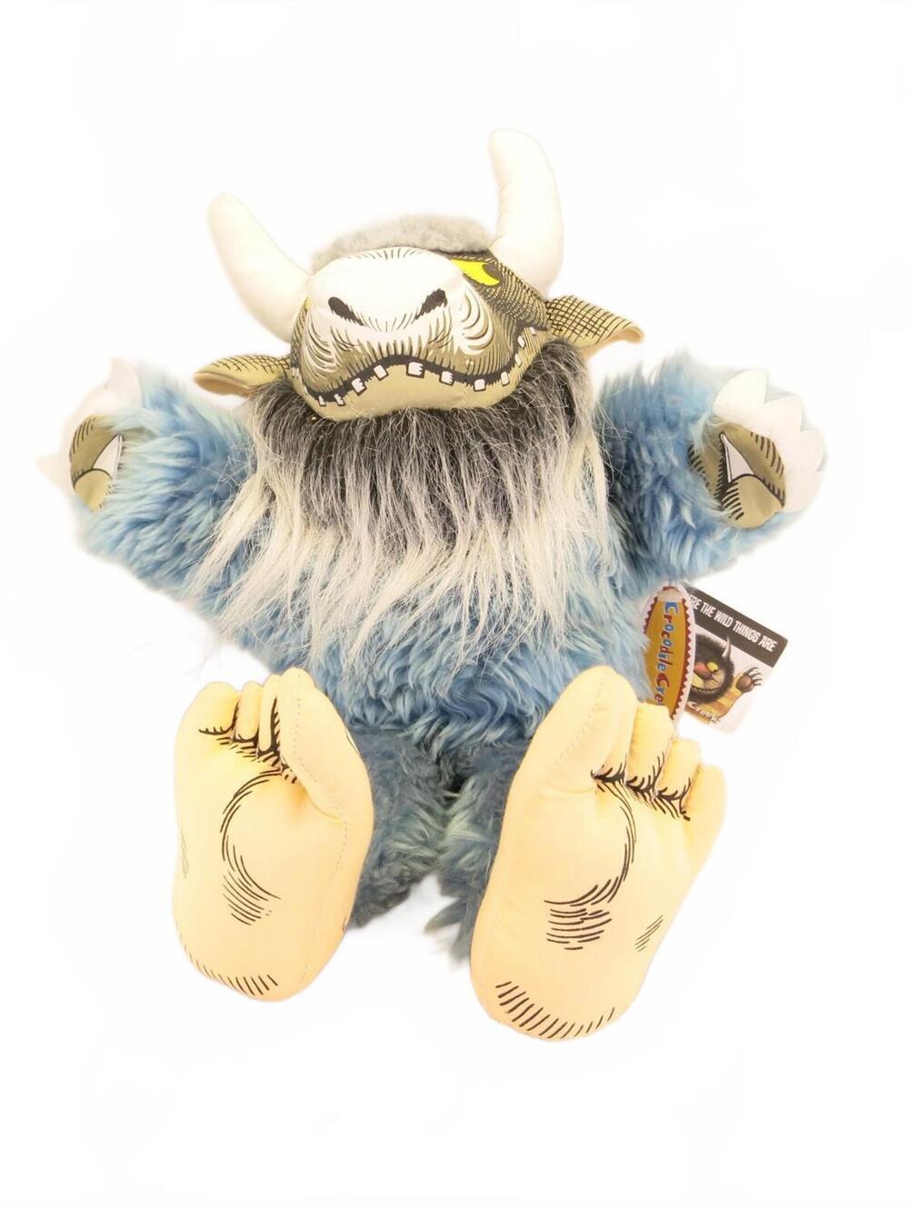 Vintage Where The Wild Things Are Crocodile Creek Bernard Stuffed Plush Puppet
